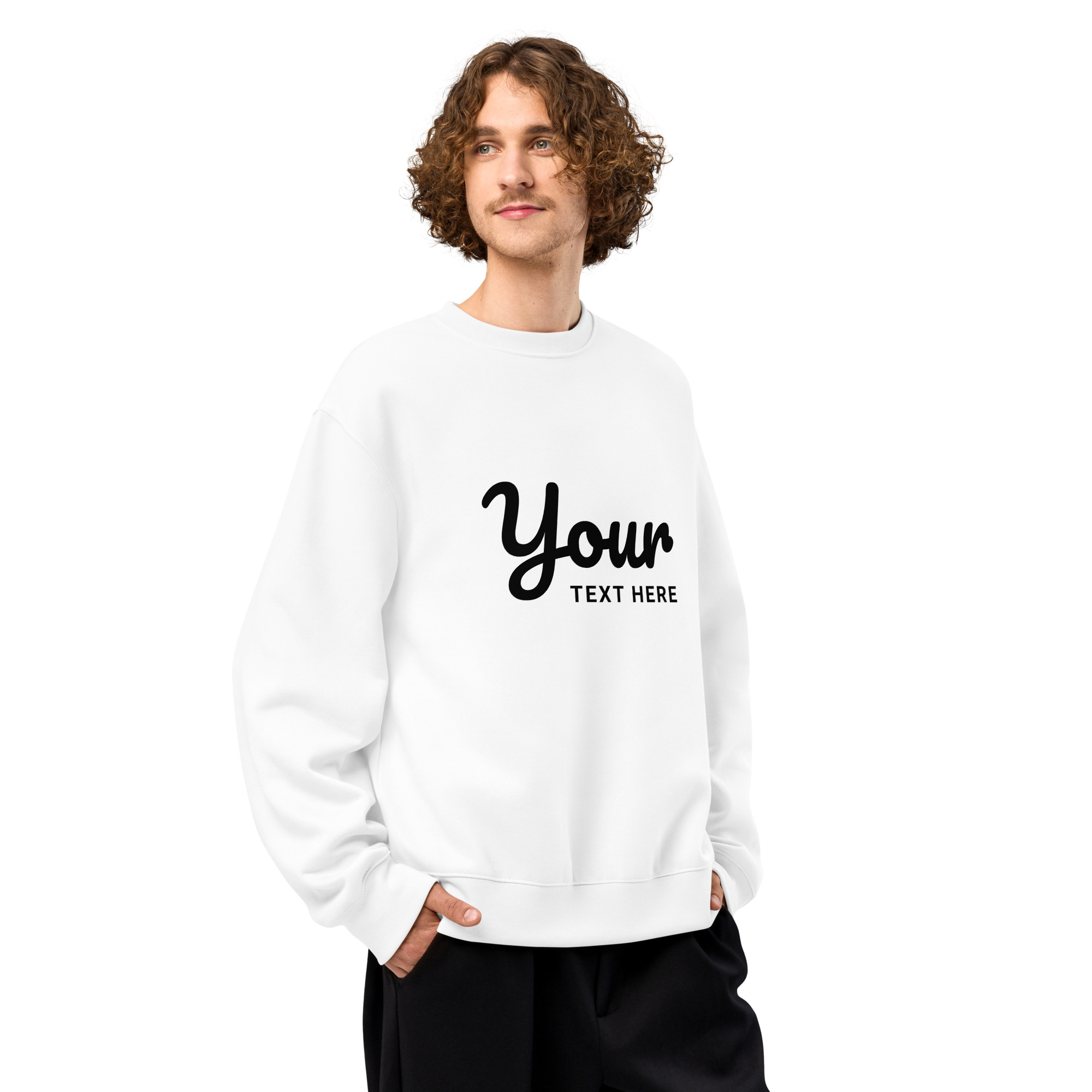 Oversized heavyweight sweatshirt - Image 8